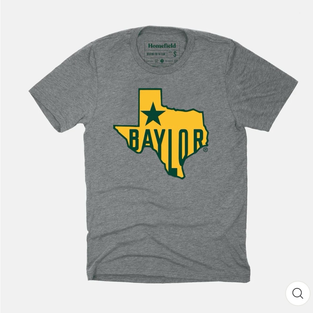 Homefield Gray Baylor Short Sleeve T-Shirt